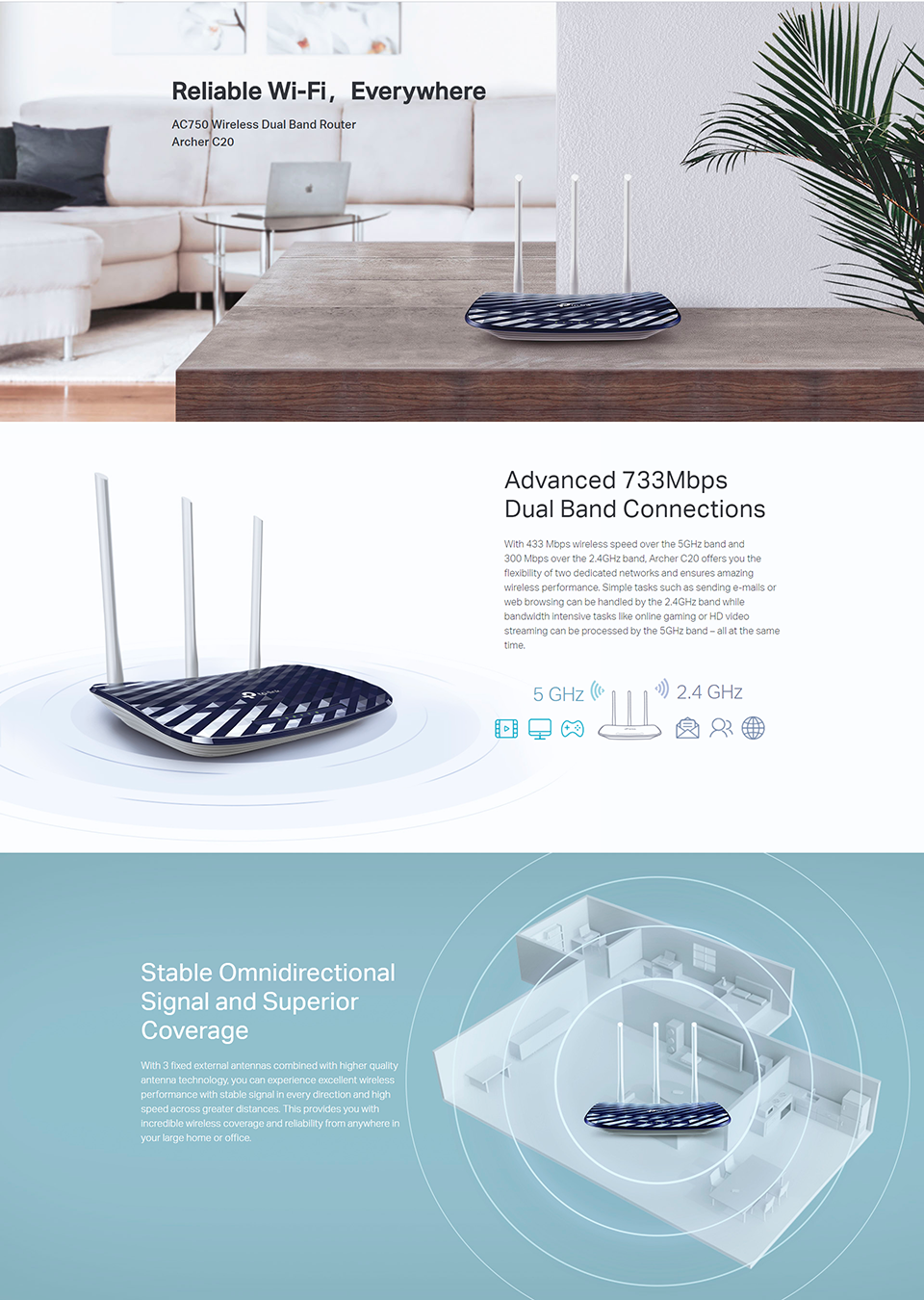 TP-Link Archer C20 AC750